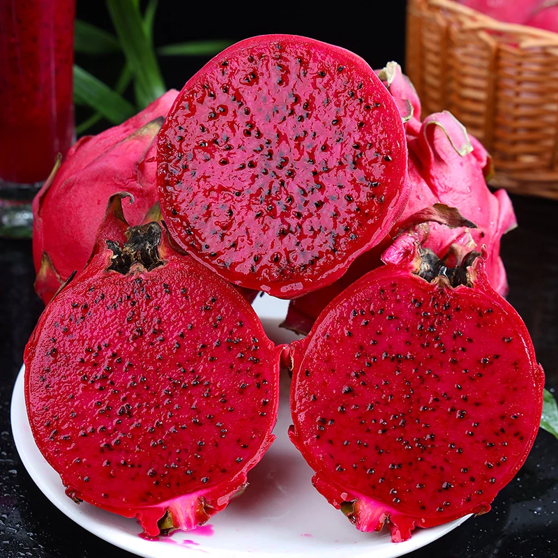 【自然搭档】金都一号红心火龙果3斤-5斤整箱新鲜应季水果多仓发tz