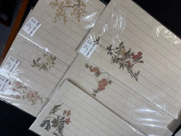 褚皮花间日课纸小楷行草书半生半熟书法作品宣纸