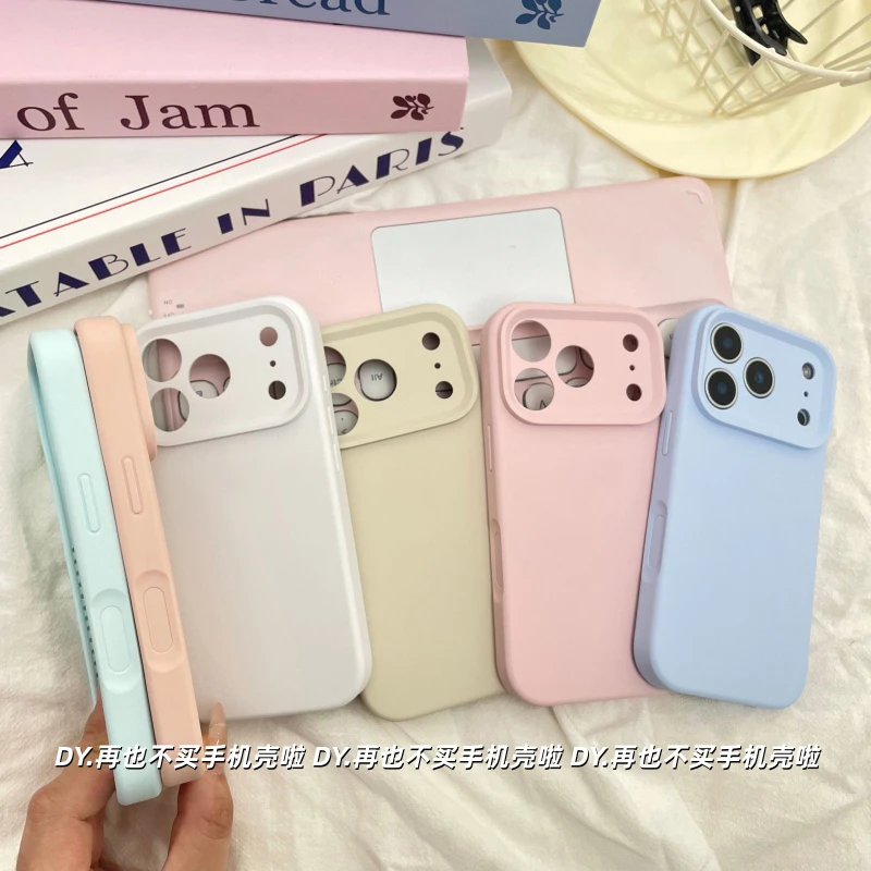 精孔苹果17全包镜头air液态硅胶适用15promax高级14亲肤12质感13