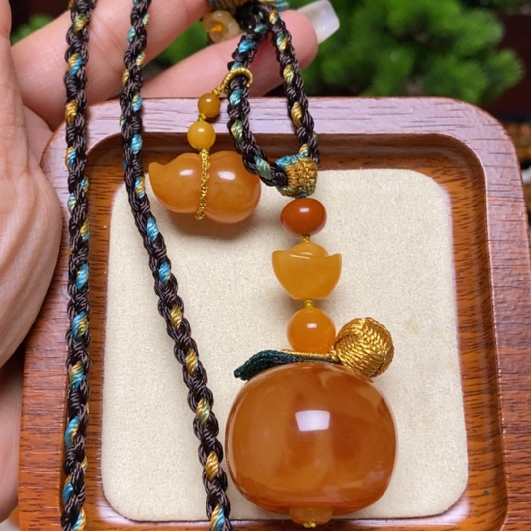 【闪购商品】蜜蜡颈饰未镶嵌项链