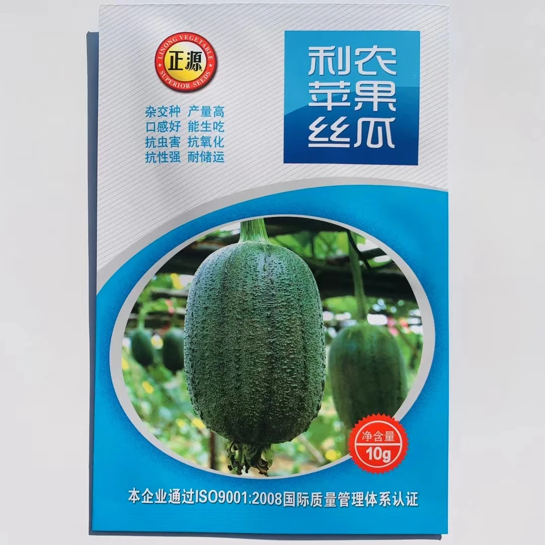 4和利农 正源利农苹果丝瓜种子杂交抗病丝瓜种籽农家高产蔬菜种孑