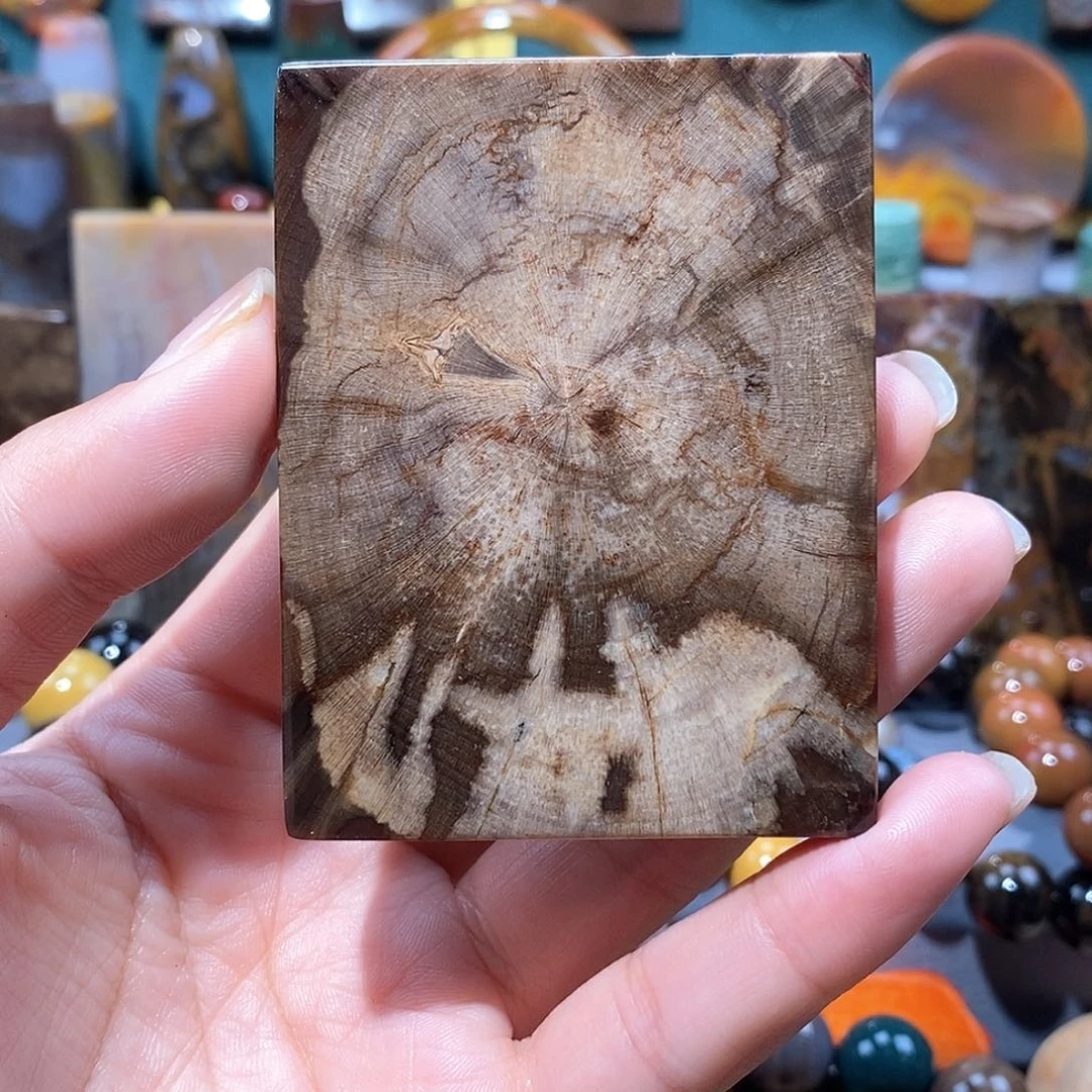 硅化玉天然北票硅化玉牌子未镶嵌羚***快天然北票硅化玉牌子