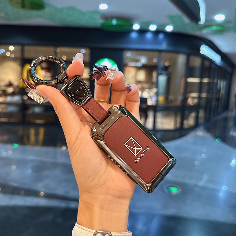 适用于2024款阿维塔07钥匙套增程纯电专用全包壳扣汽车配件用品男