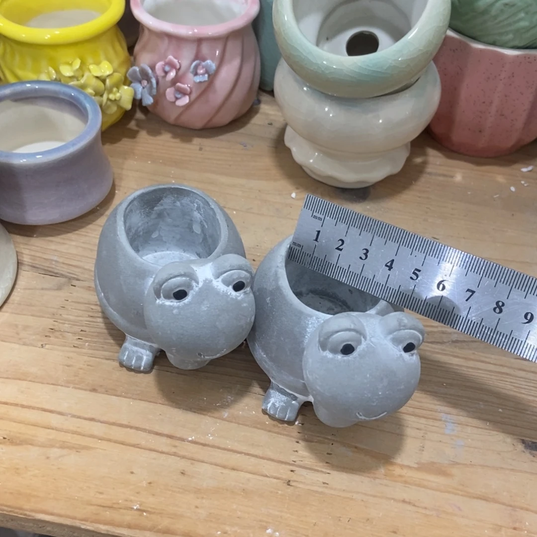 红陶高温陶瓷花盆