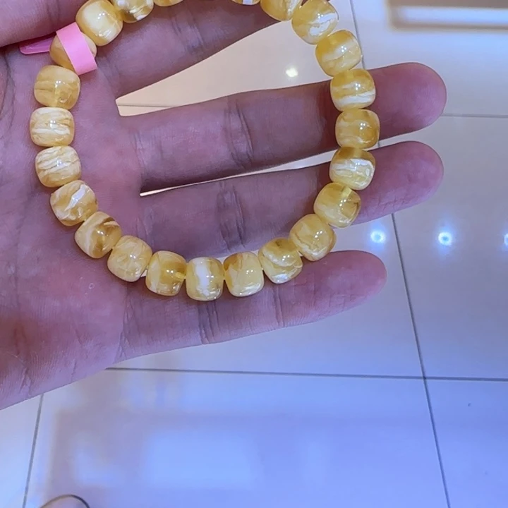 手链琥珀未镶嵌蜜蜡