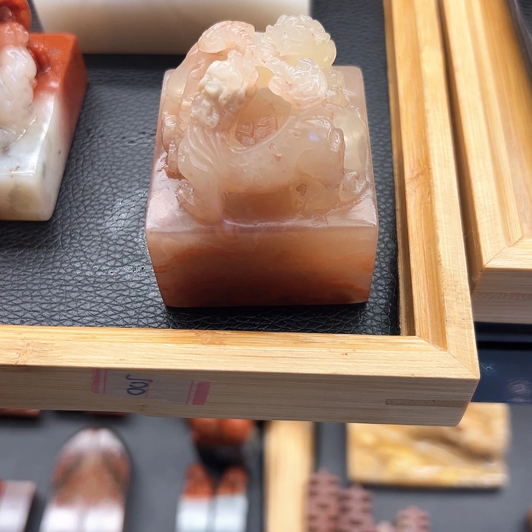 道***然寿山石印石寿山石雕刻