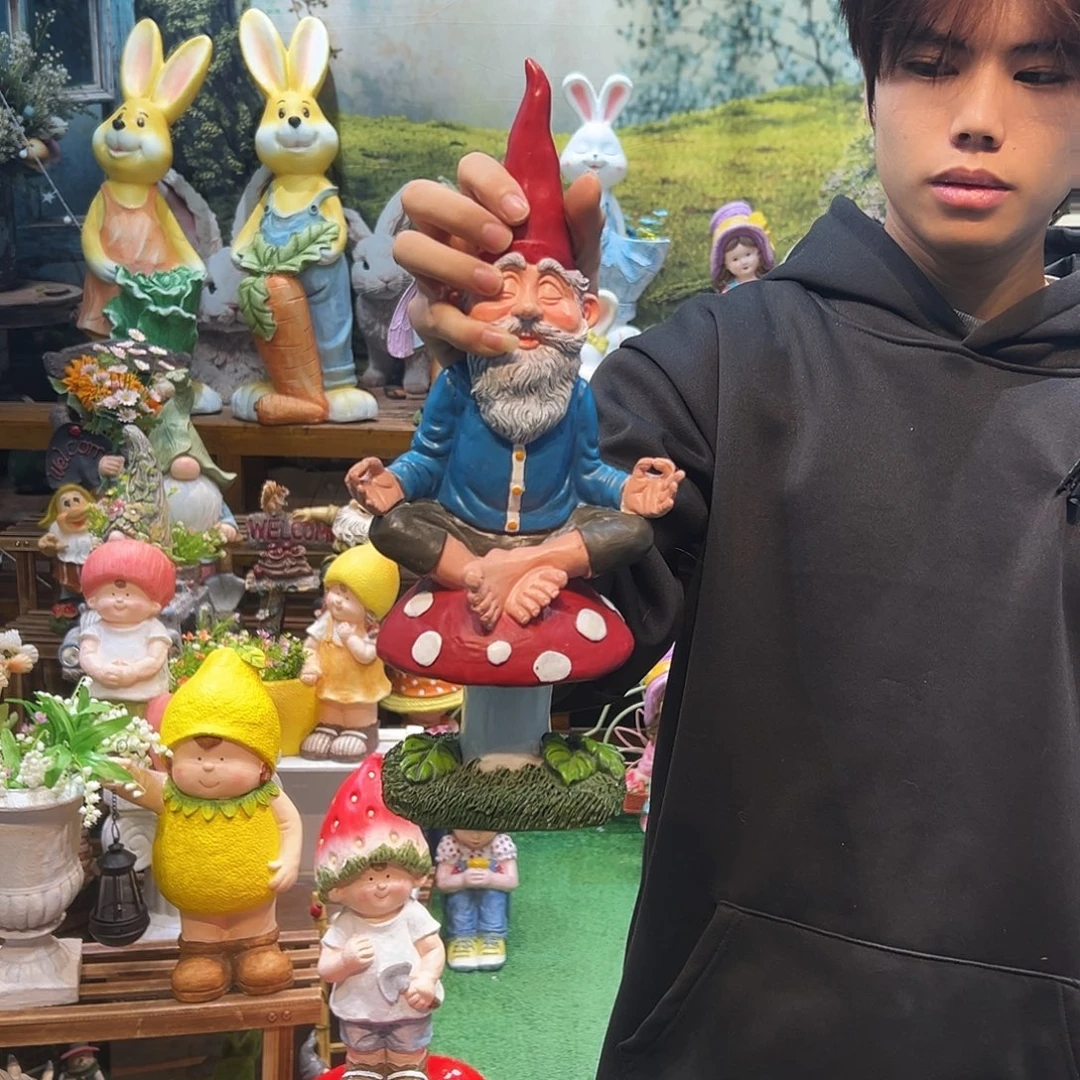 花园摆件红红火火