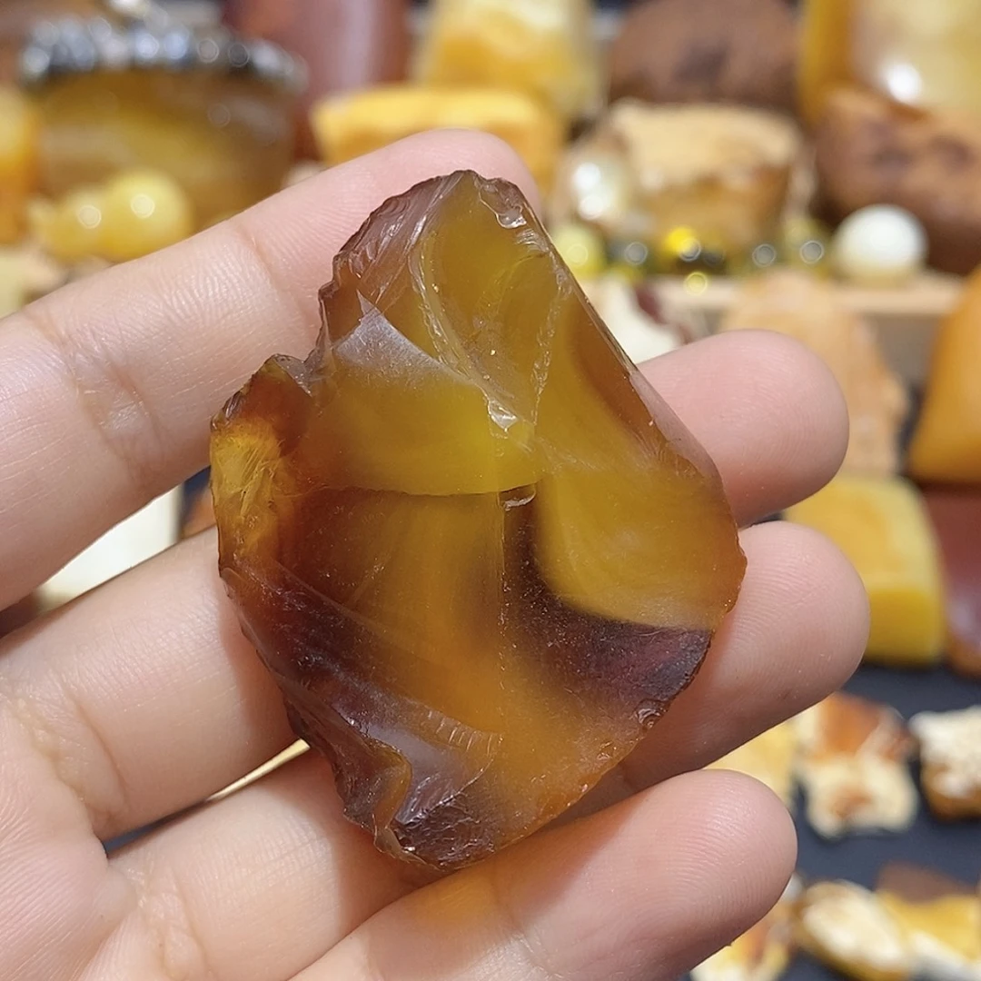 定制琥珀蜜蜡原石
