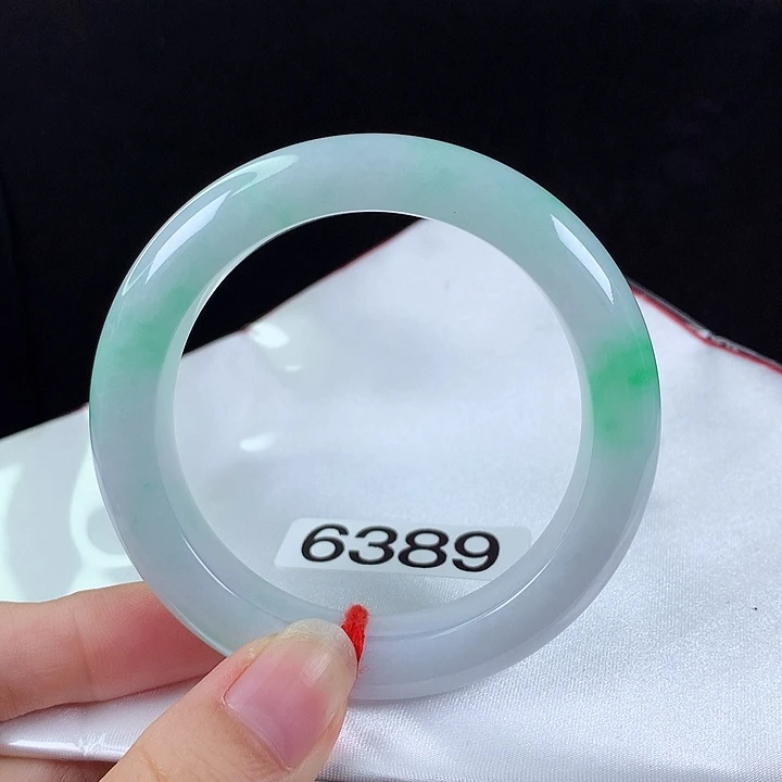 翡翠未镶嵌手镯55圈