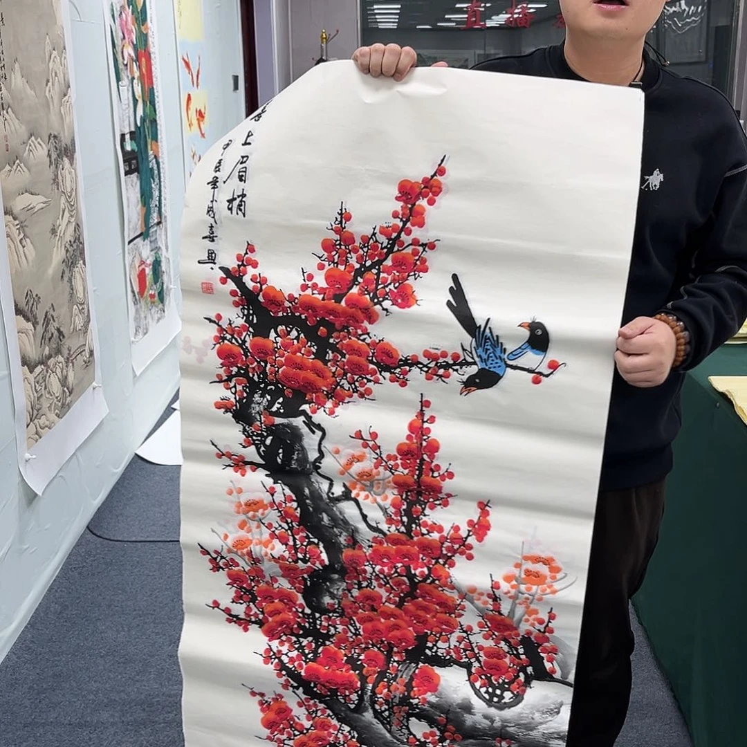 国画宣纸国画作品纯手绘