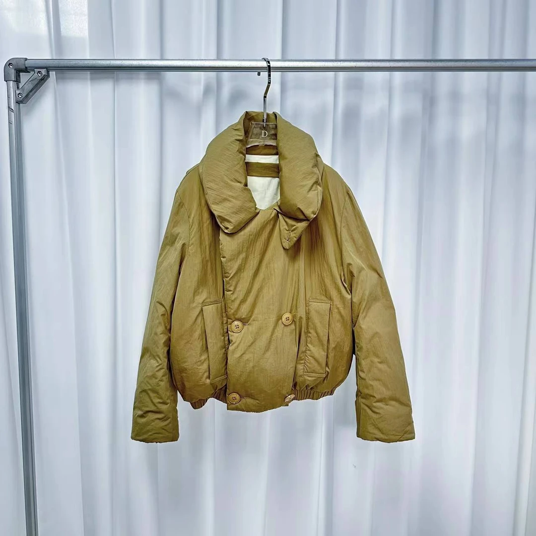 D STUDIO 黄色面包棉服 D1574