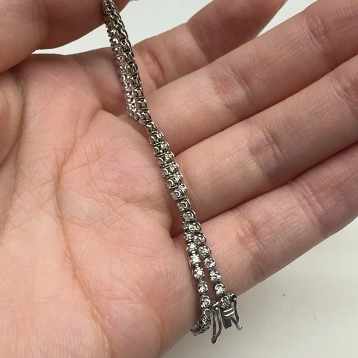 钻石未镶嵌手链成品
