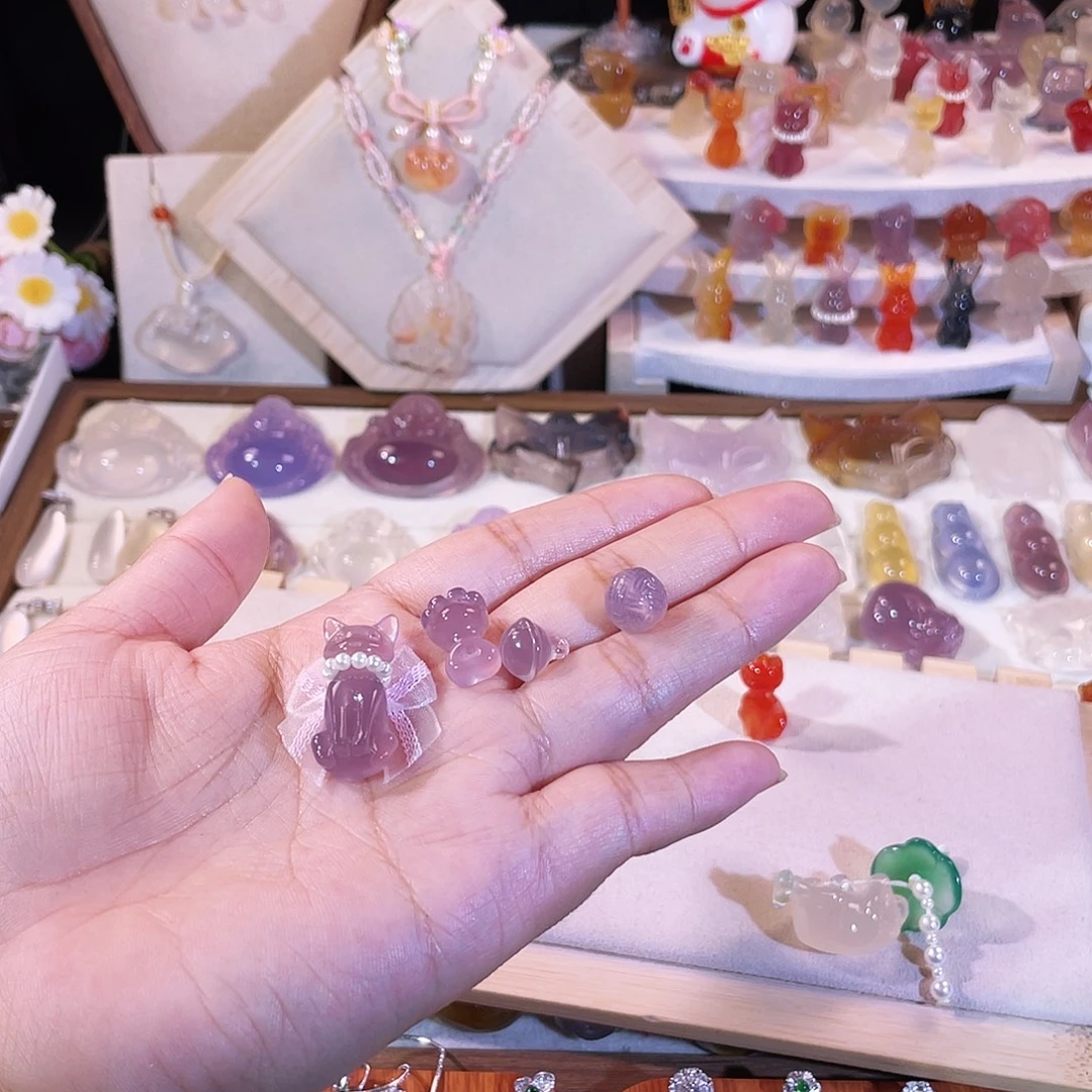 玛瑙/玉髓未镶嵌颈饰