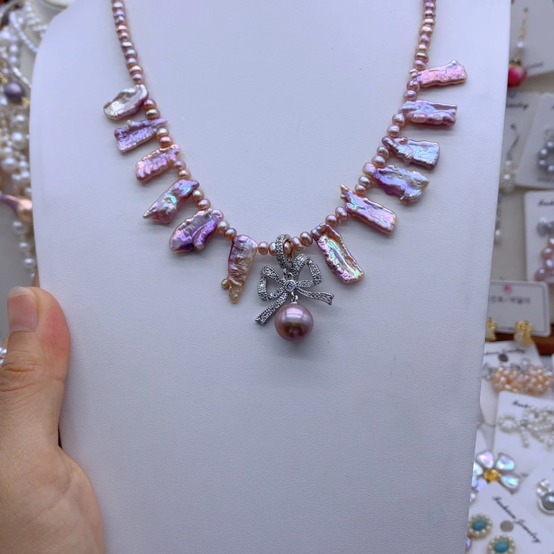 合金淡水珍珠手链罗*?