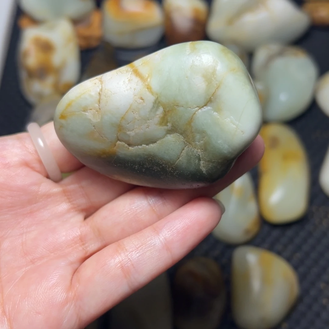 和田玉未镶嵌挂件A80