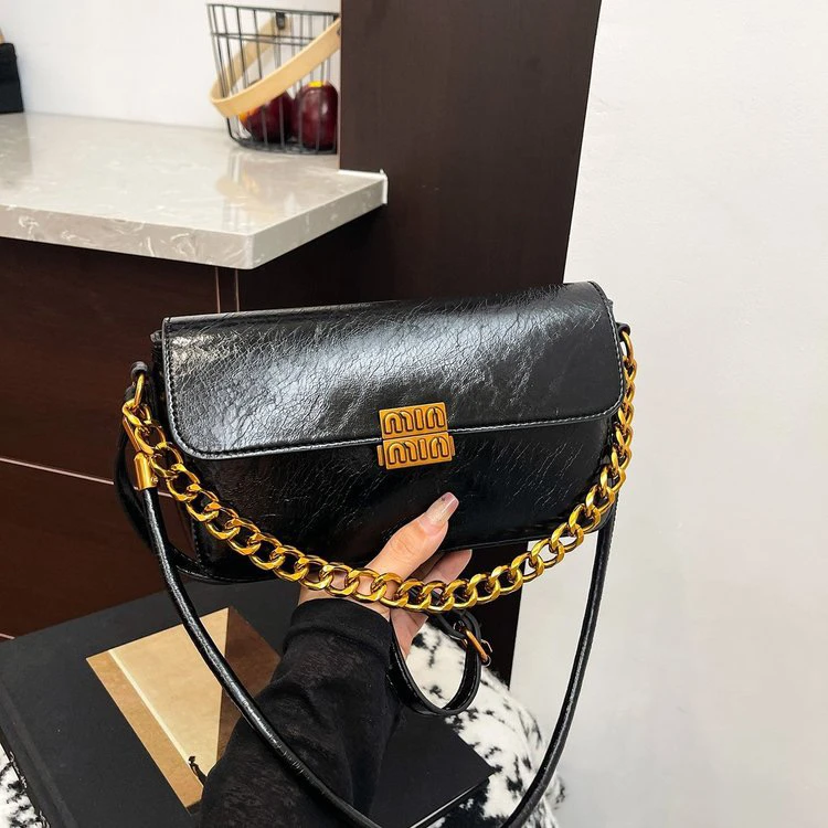 秋冬高级感女包复古设计百搭通勤手提单肩斜挎腋下109