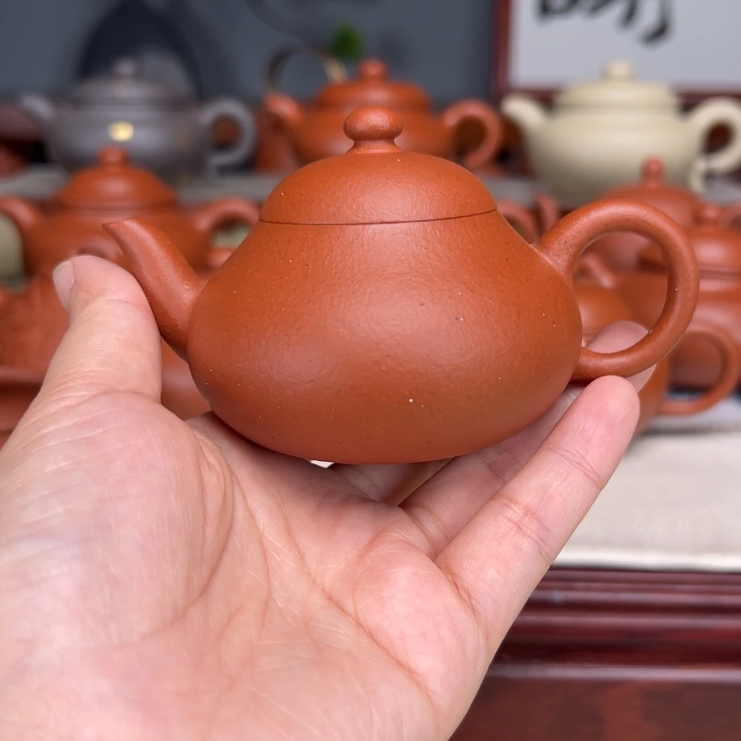茶壶紫砂宝山红泥120