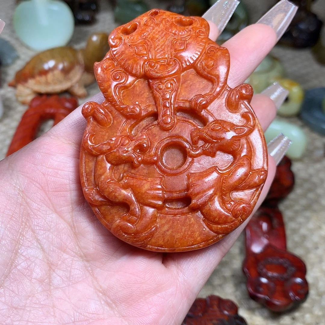 白玉菩提吊坠挂件