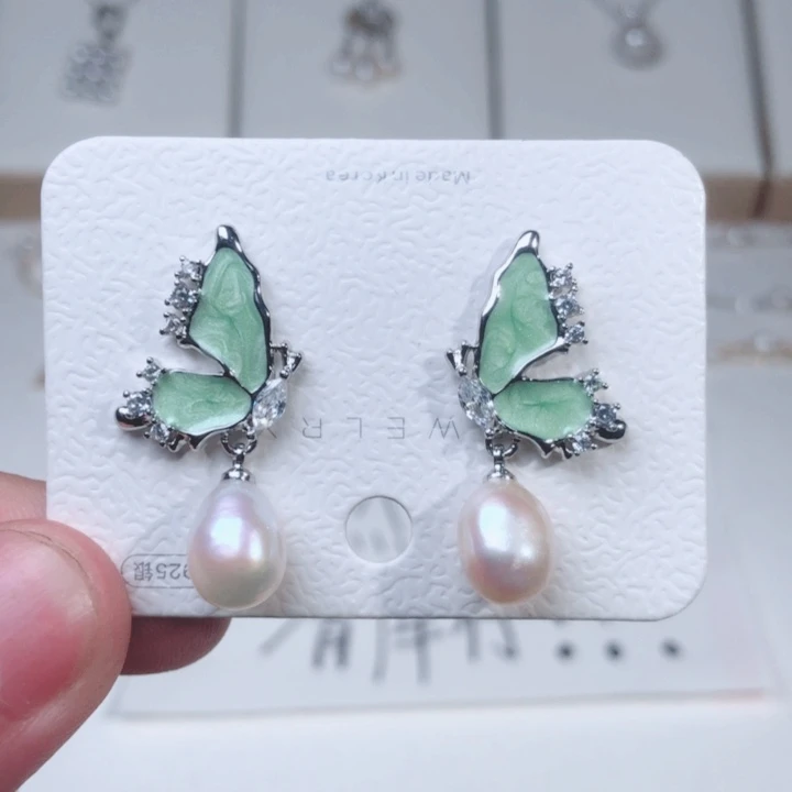 未镶嵌耳饰淡水珍珠