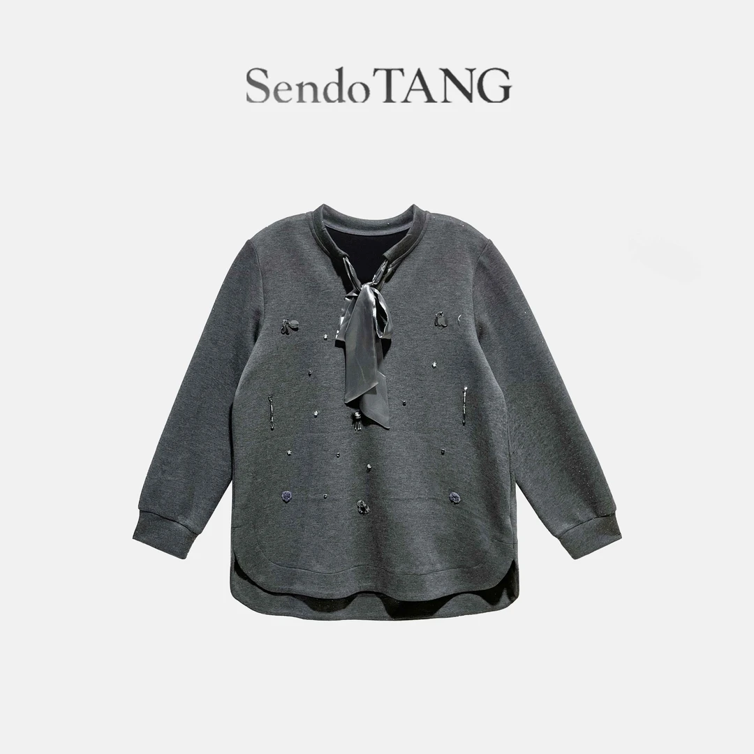 减龄显瘦【雨雾】胖多女装秋冬新款高级感休闲百搭宽松卫衣