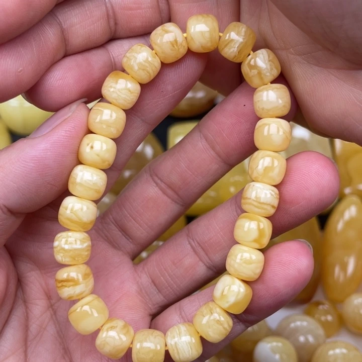 裸石蜜蜡未镶嵌蜜蜡9手串