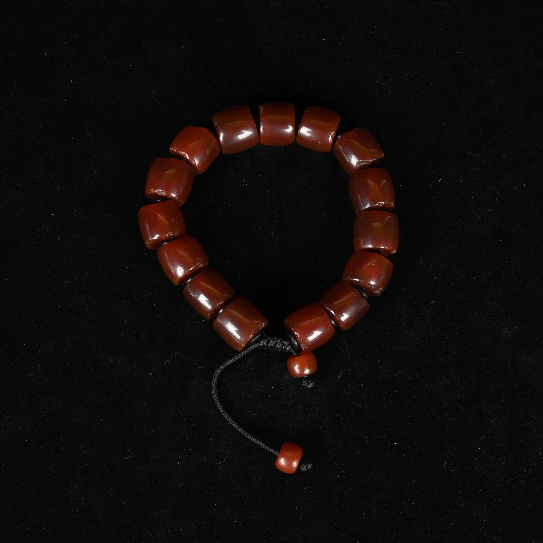 明代桶珠玛瑙手串/QD.0231A22/集萃斋