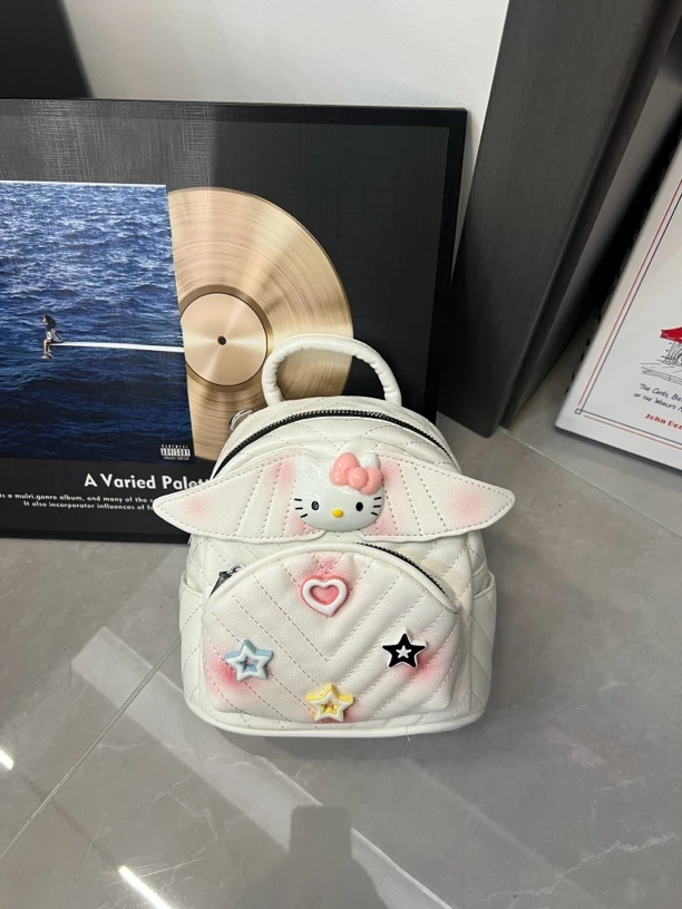 新款！kt扎染翅膀小双肩