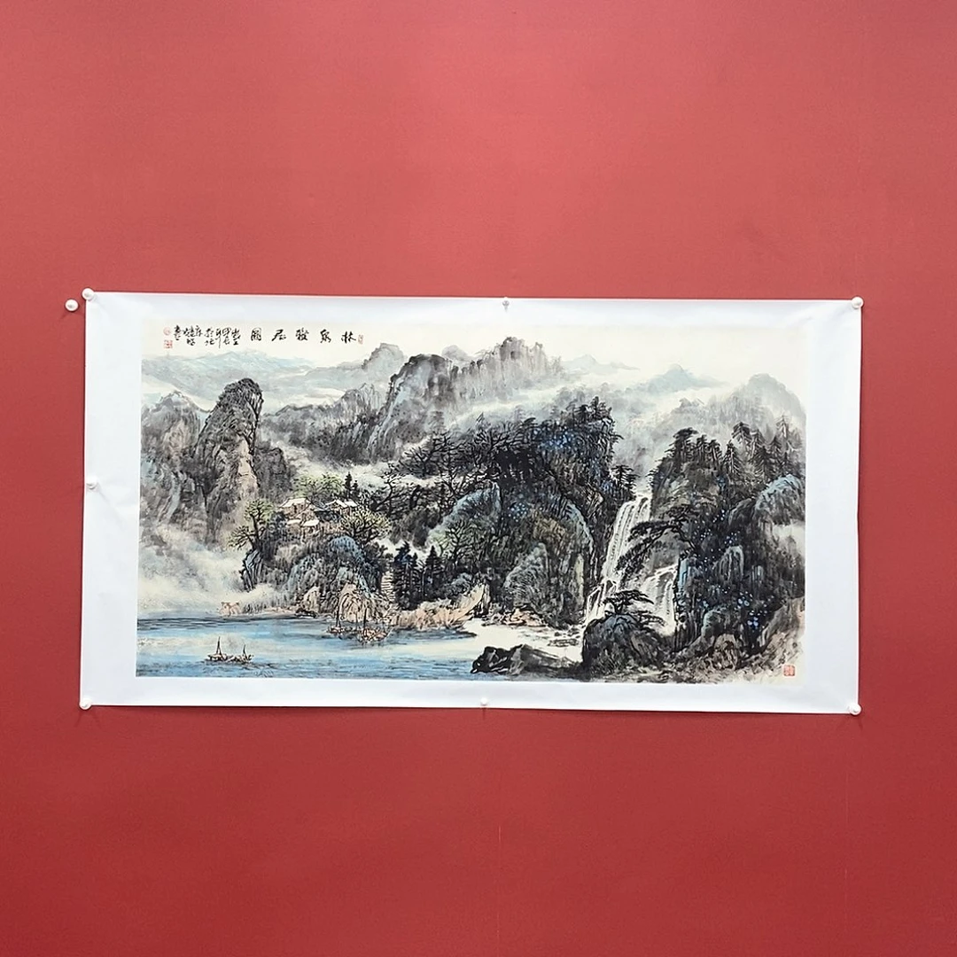 国画王镜皓大六尺精品佳作