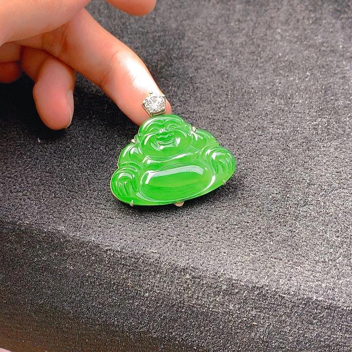 【闪购商品】翡翠银S925镶嵌颈饰翡翠翡翠