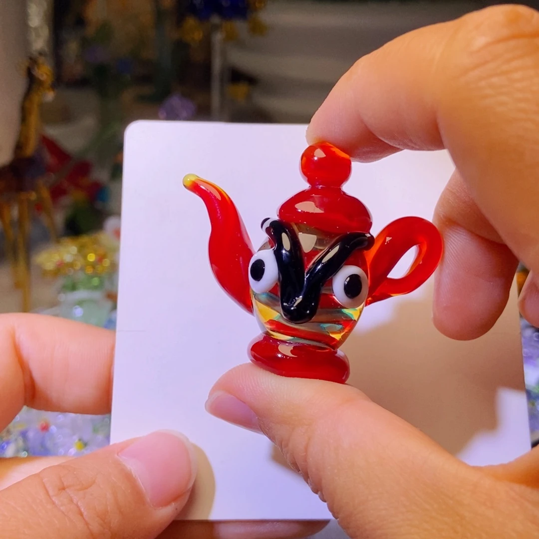 琉璃手工艺品猫头鹰