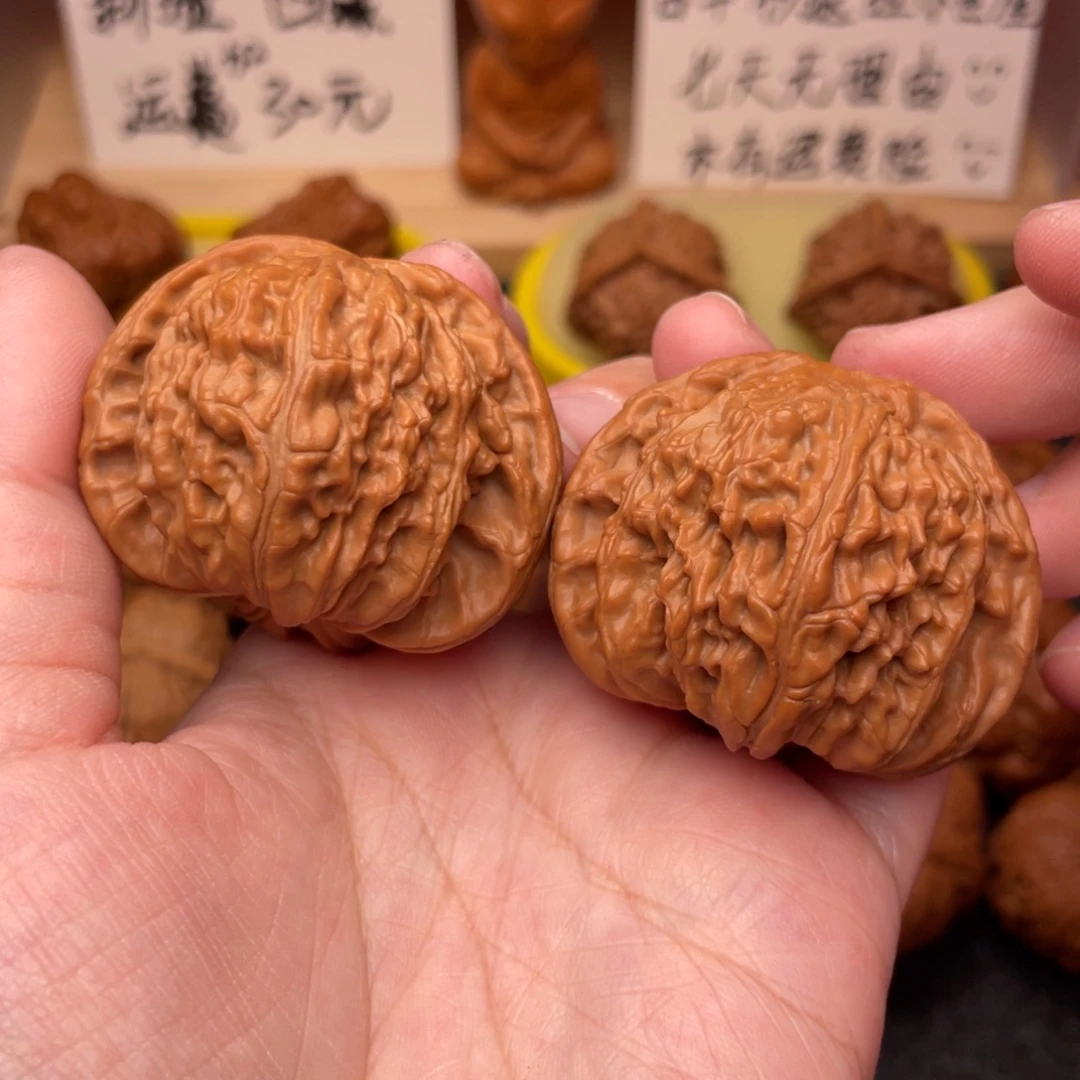 釘***z把件文玩核桃狮子45