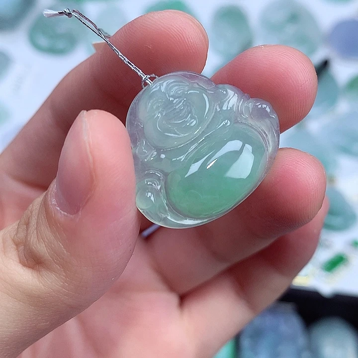 翡翠颈饰未镶嵌芳**A货