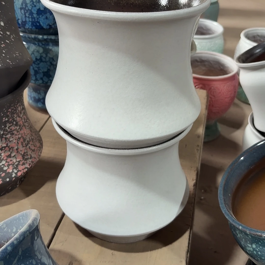 紫砂花盆口20高20