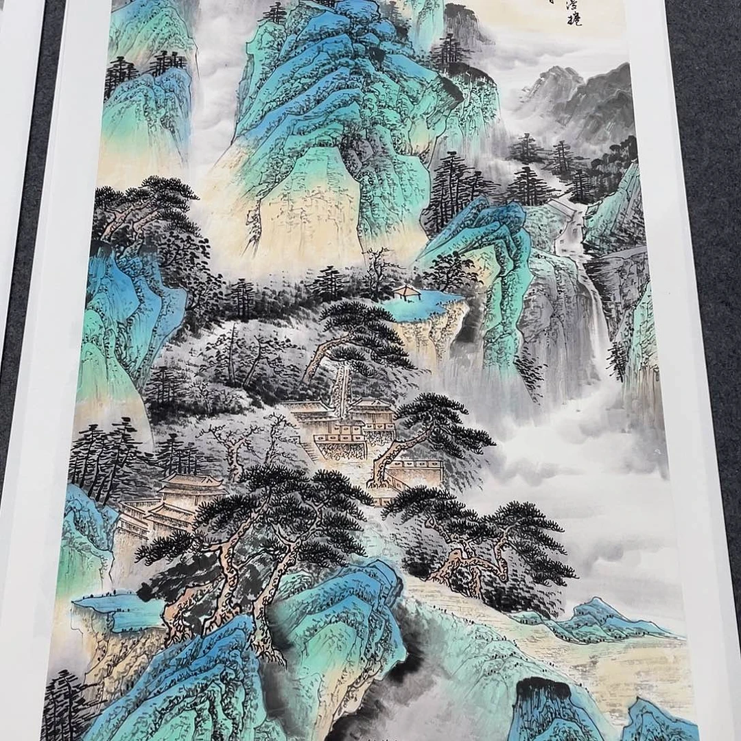 国画今天早上起来看到