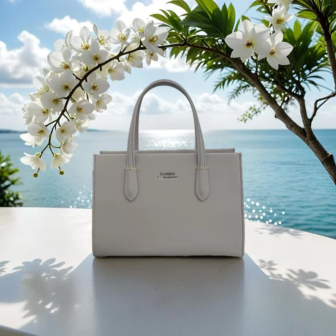 741#白色【尺寸：长-宽-高-】潮流轻奢百搭时尚女士单肩包