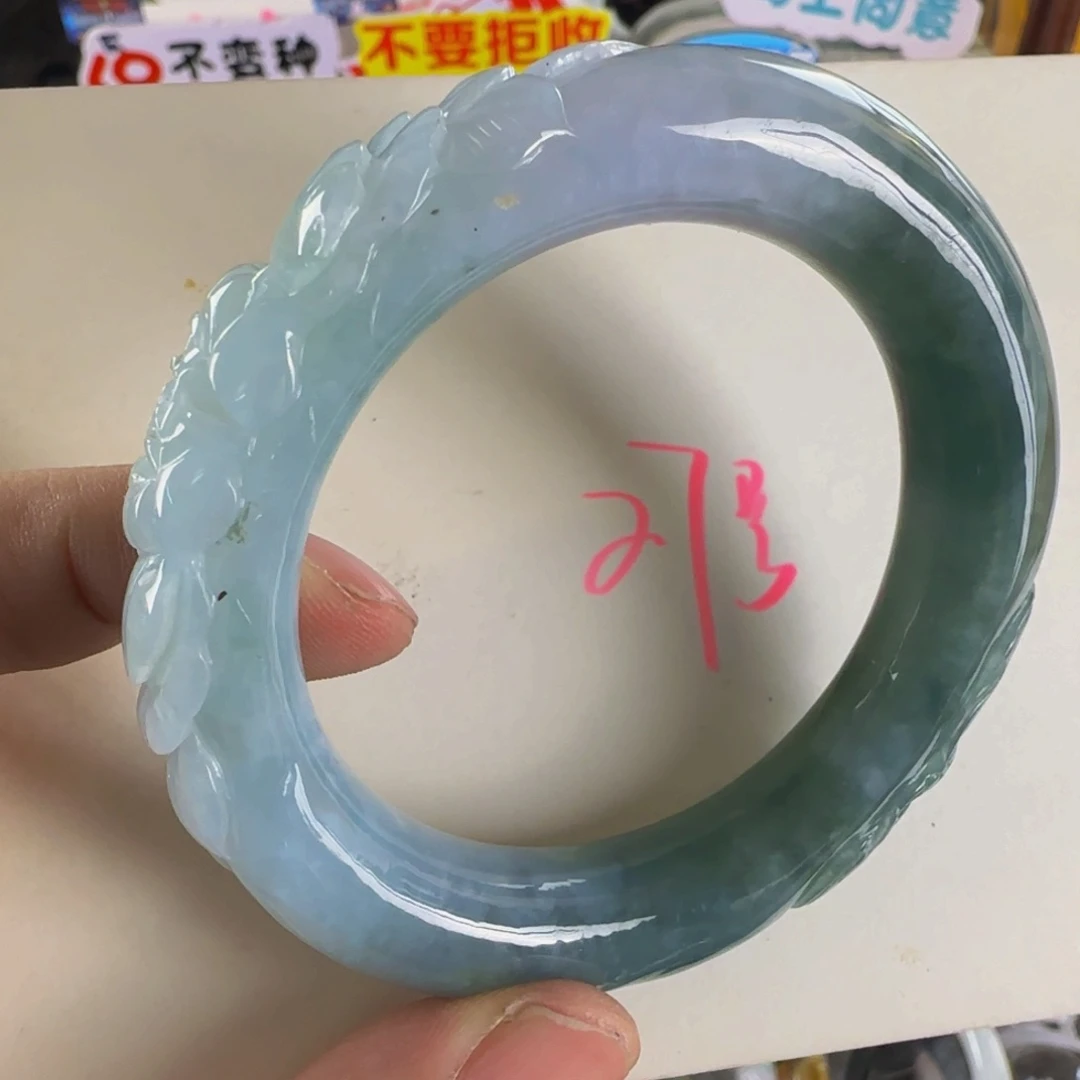 未镶嵌手镯翡翠老坑52.8