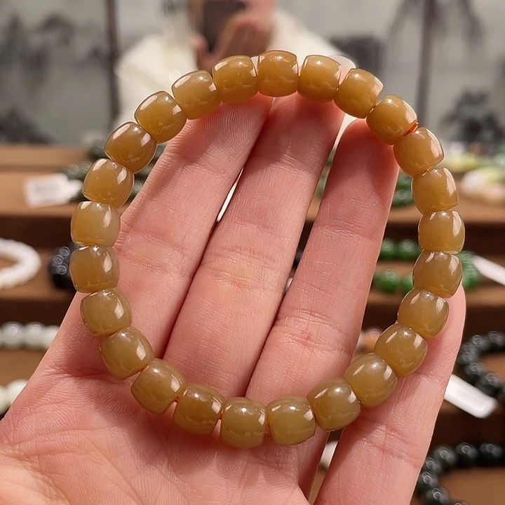 和田玉未镶嵌手链