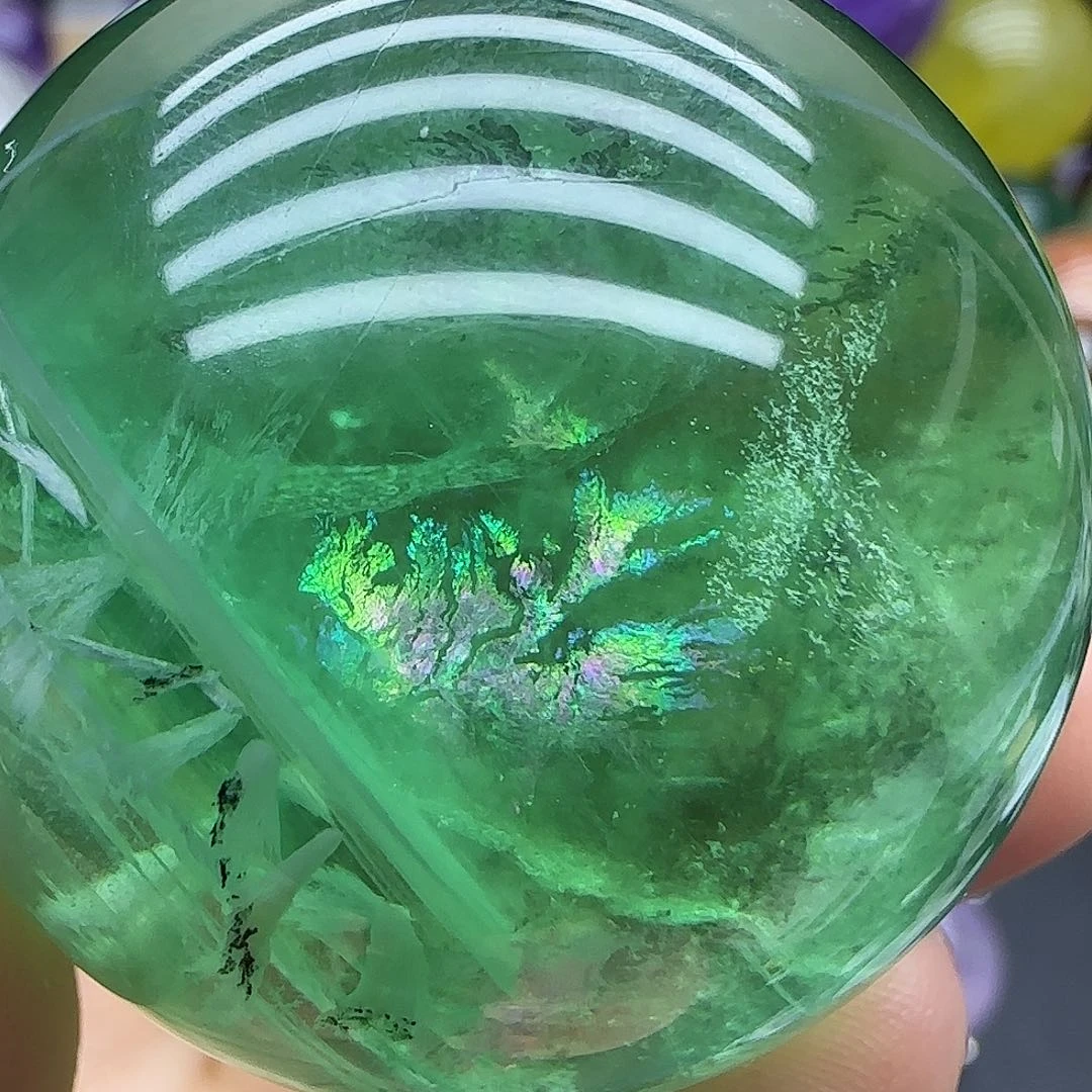 水晶未镶嵌珠宝半成品41.7mm