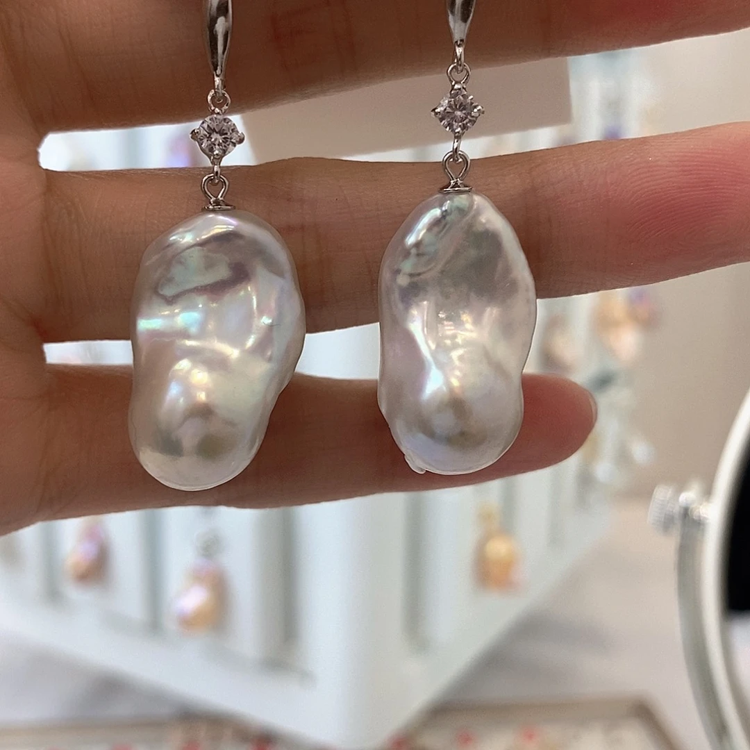 淡水珍珠颈饰银S925镶嵌用****4