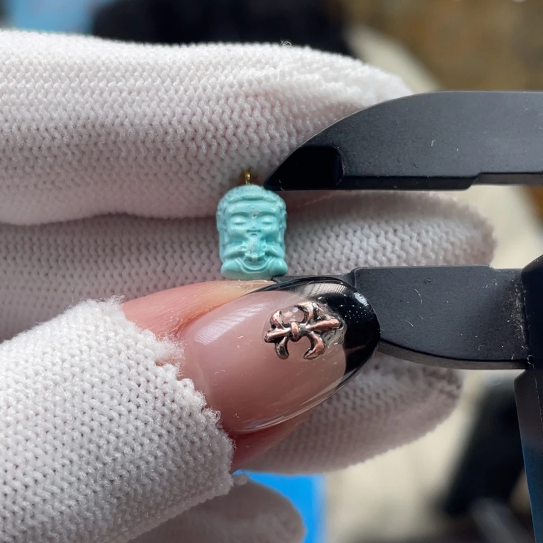 绿松石未镶嵌挂件