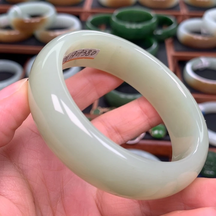 和田玉手镯未镶嵌59