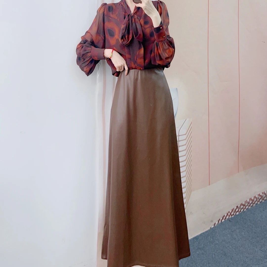 253柔软PU皮半身裙5253/GJ