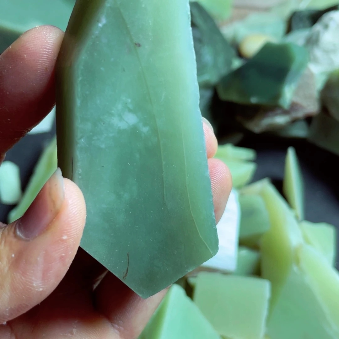 和田玉珠宝半成品未镶嵌