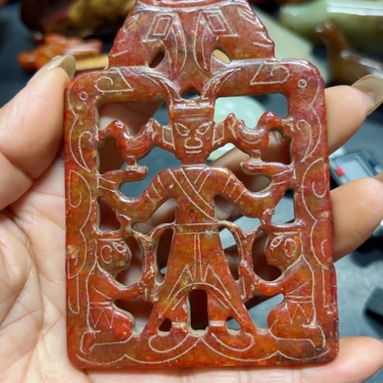 吊坠白玉菩提把件