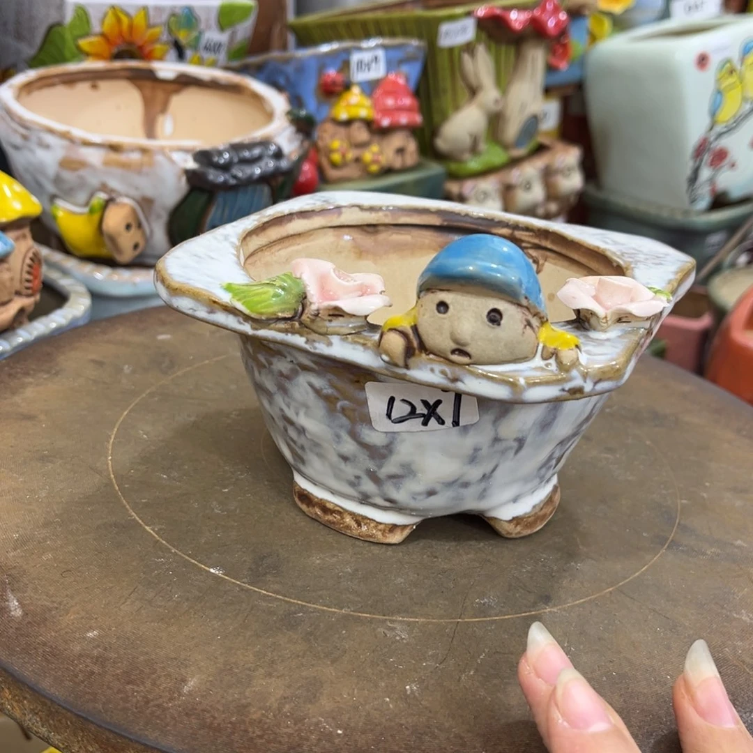 粗陶多肉花盆花盆