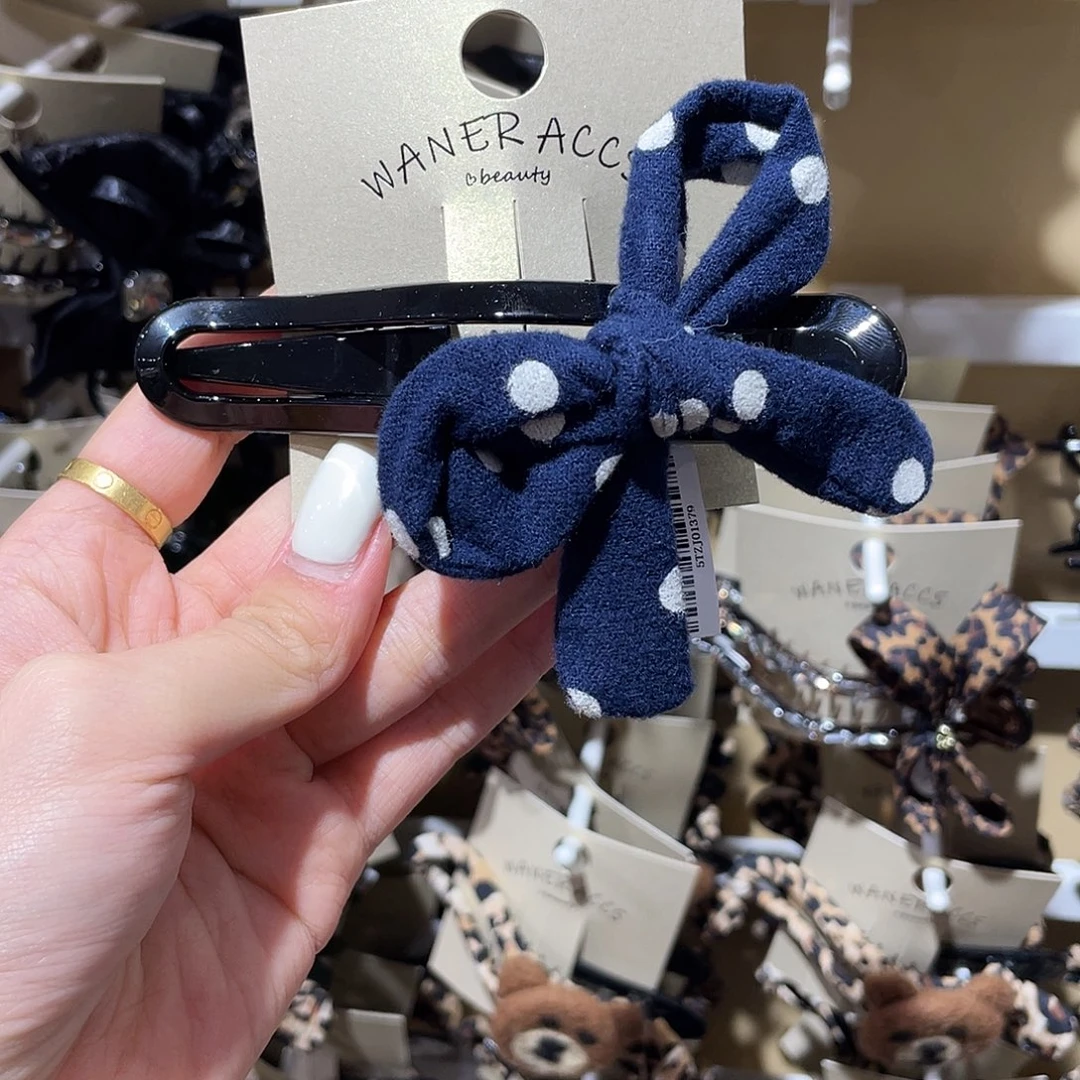 塑料非金属蓝波点懒人