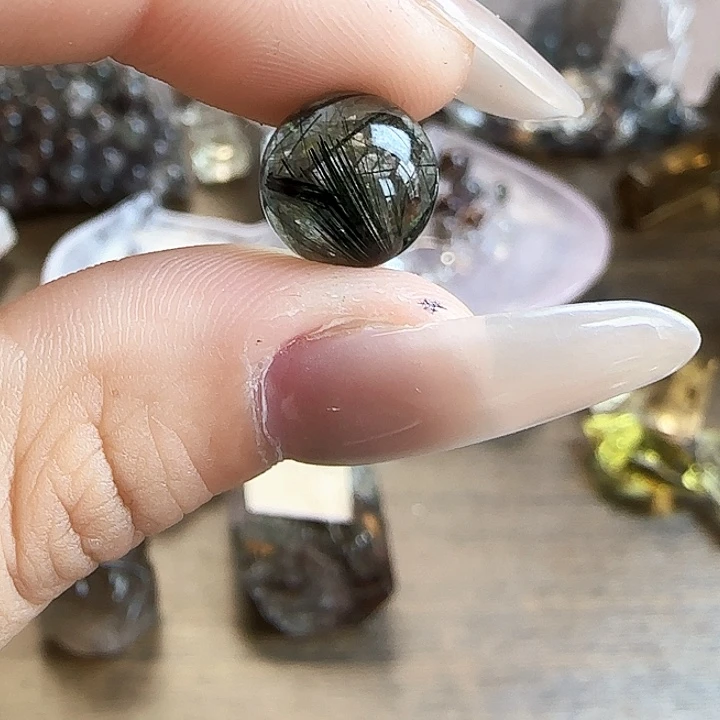 喷***酱紫晶珠宝半成品未镶嵌