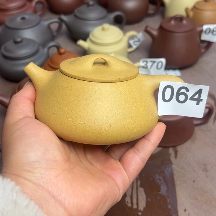 紫砂茶壶黄金段半手工280cc