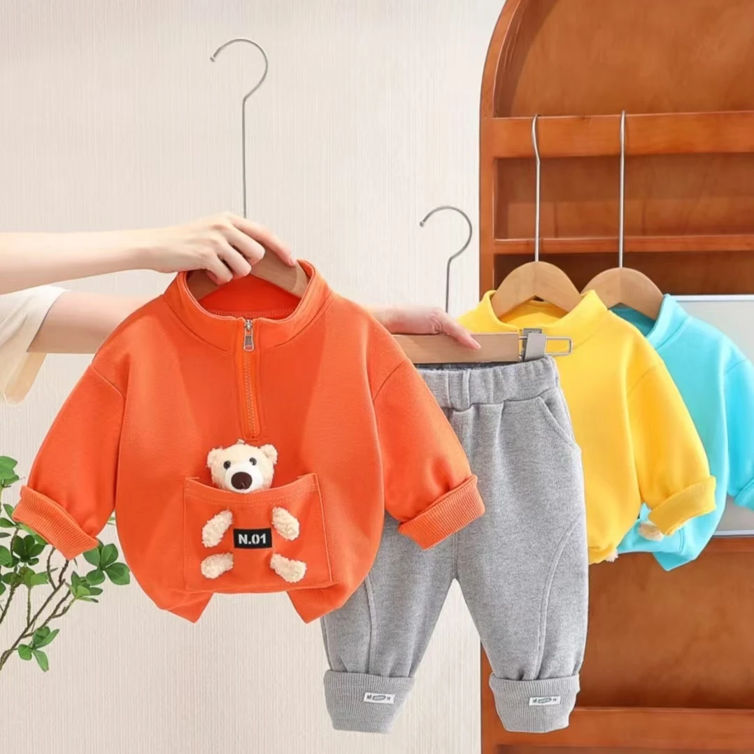 M2433#MW0019灰色外套童装