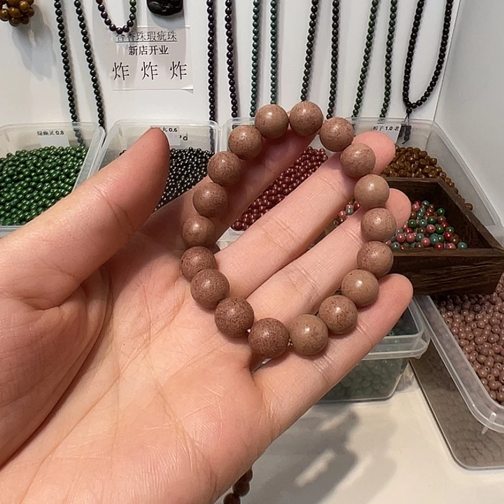 泥塑白龙涎1.0单圈合香珠